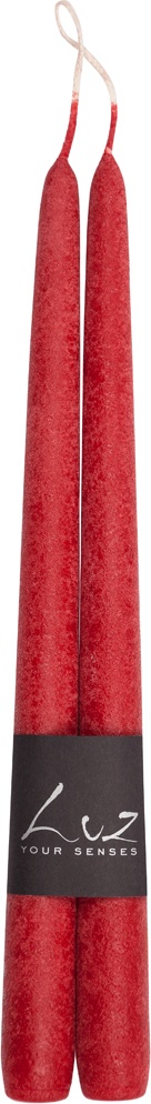 10574019 Luz your senses Набор свечей Luz your senses "Рустик" 30см, 2 шт (рубин) Парафин 