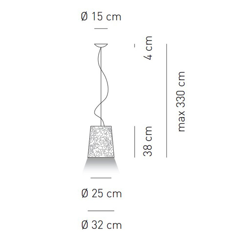 Подвесной светильник SP DAM 032 Pearl grey от Axo Light AXO LIGHT ДИЗАЙНЕРСКИЕ 243086 Серый  - Вид №4