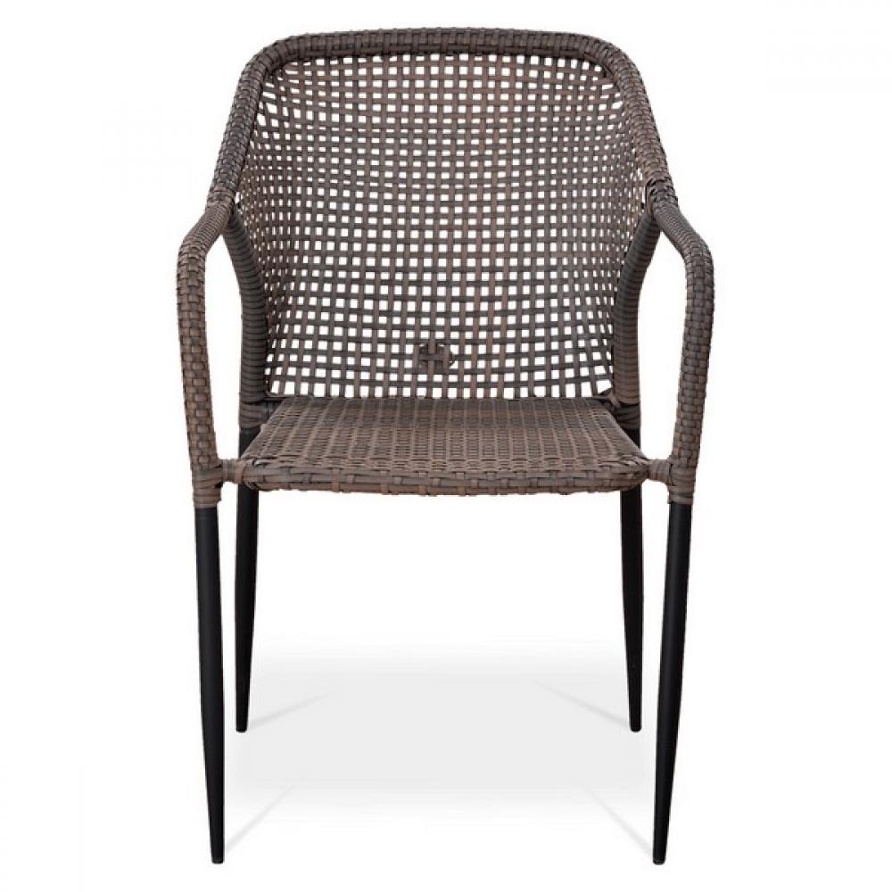 Стул садовый, искусственный ротанг Pale AFINA  130509 Коричневый  - Вид №4