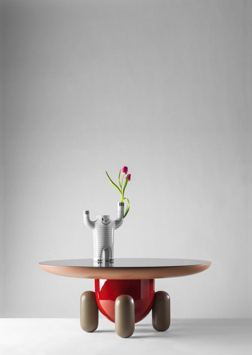 BD Barcelona Design Круглый журнальный столик из стекловолокна sun-id-1508434 - Вид №10