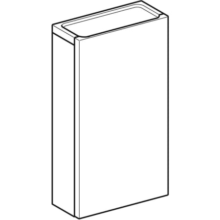 869011000 Подвесной шкаф Geberit Renova Plan с одной дверью Geberit  - Вид №1