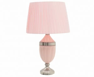 Лампа Pink настольная 1902 TO4ROOMS ВАЗА 213819 Розовый;серебристый