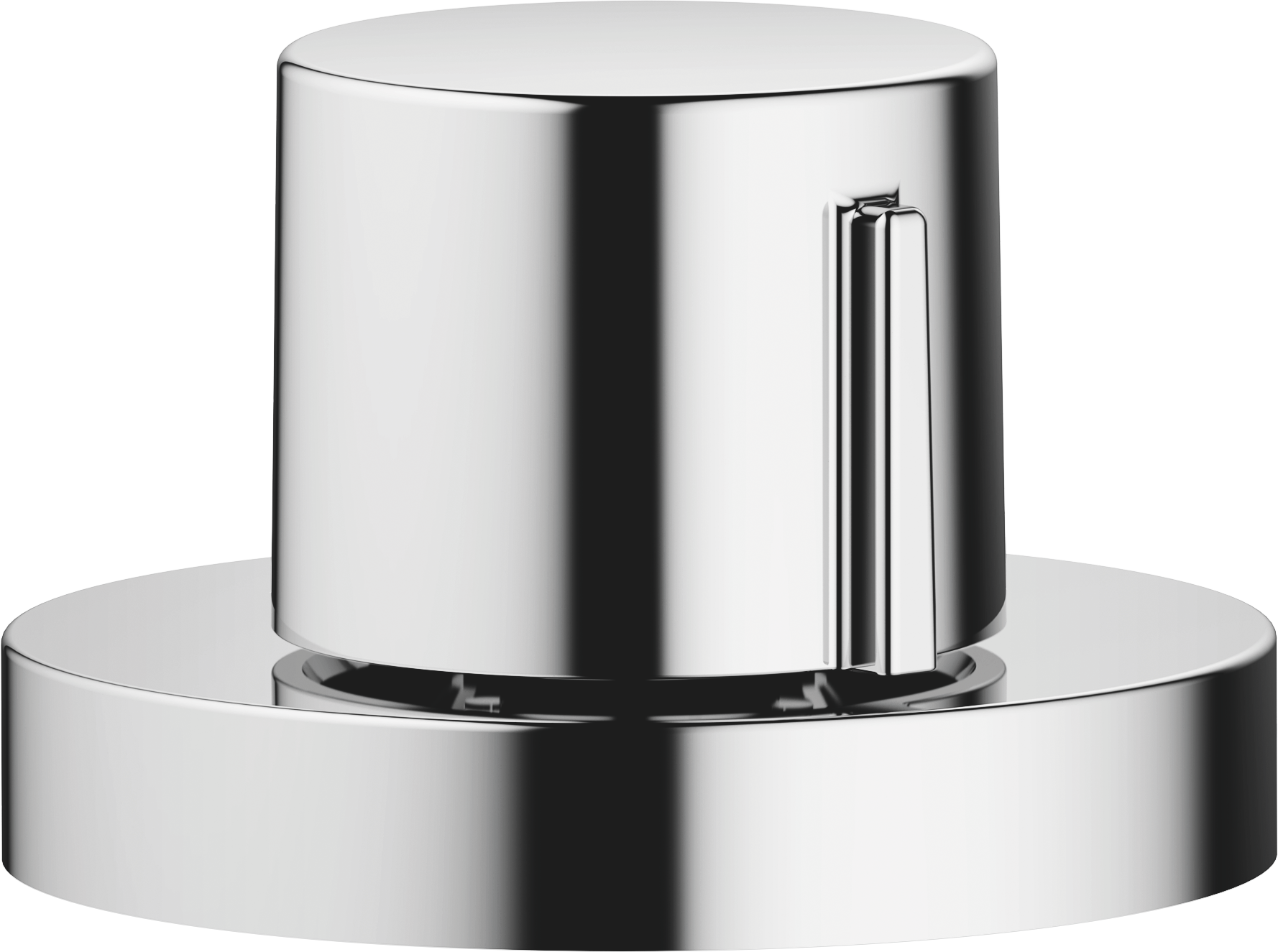 Фильтр для отходов с ручкой управления - Хром