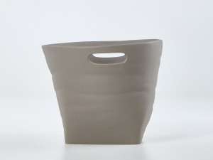 Перерабатываемый двухкомпонентный садовый горшок из смолы