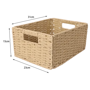 Корзина Konsensa 31x23x15 см бумага цвет бежевый 89439474 STLM-2070063