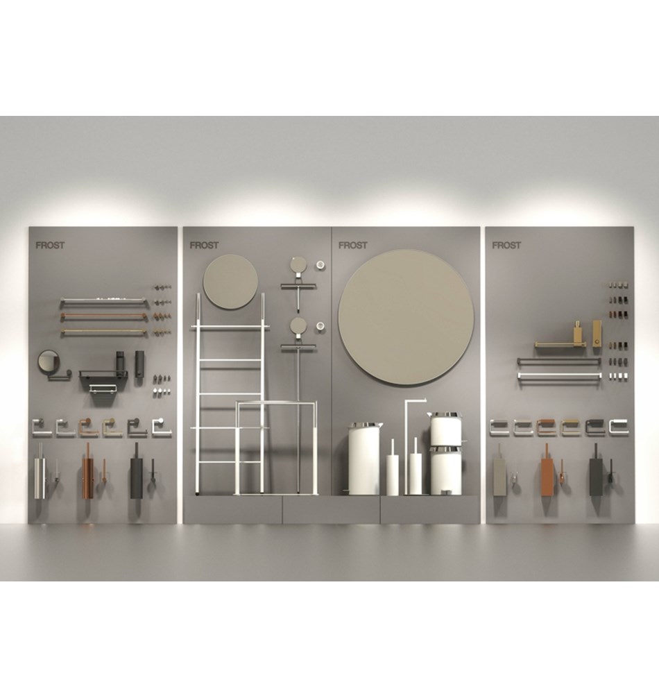 FROST Дозатор для мыла 4, стенка » матовый Нержавеющая сталь Матовый Q304519610  - Вид №7