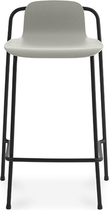 601792 Барный стул 65 см Черный Сталь Светло-серый Normann Copenhagen Studio - Вид №1