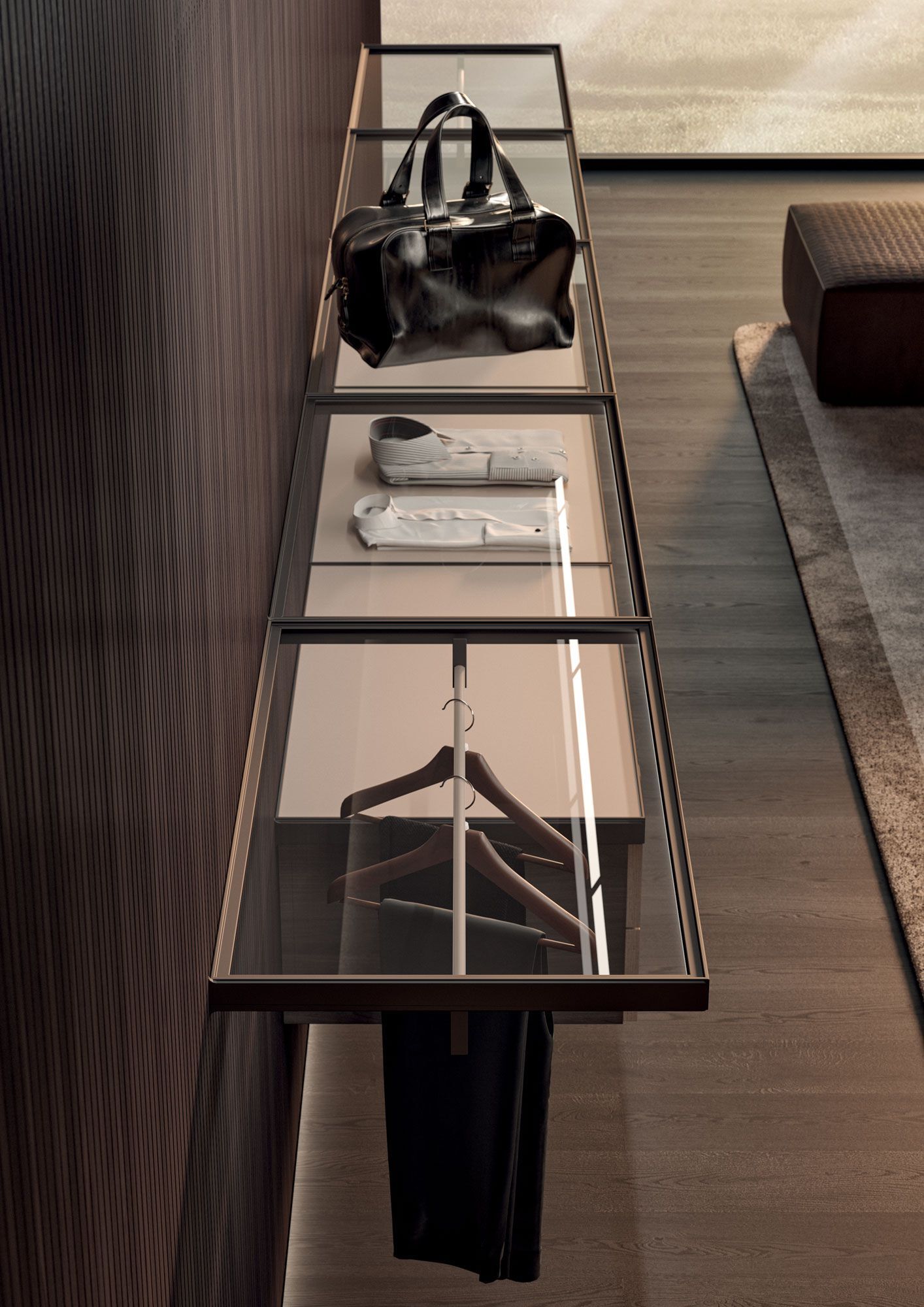 Изготовленные на заказ деревянные панели с интегрированным освещением MisuraEmme PALO ALTO WALL ARCH-00099366 - Вид №1