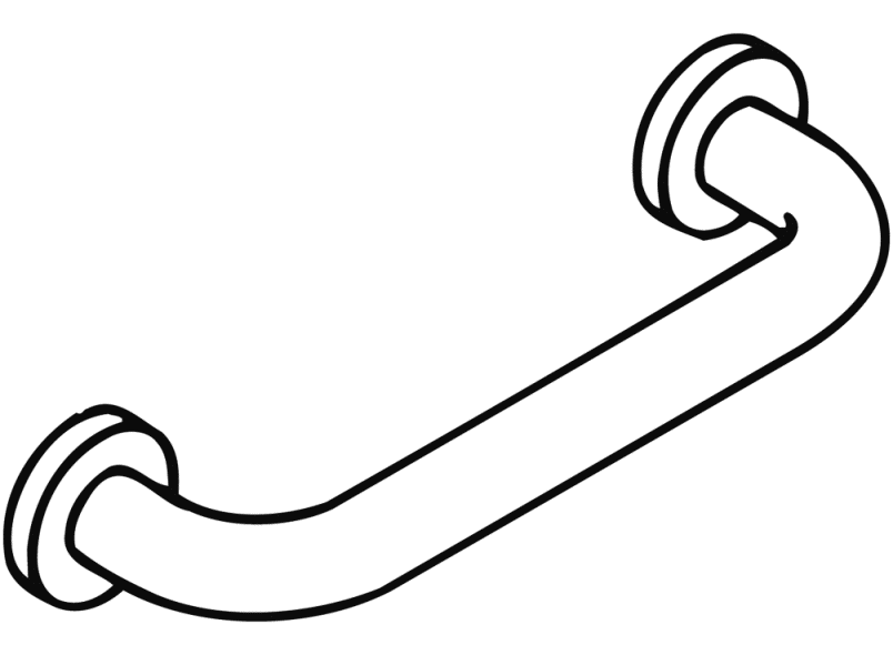 477.31B100 ручка для ванны HEWI Edition matt | Polyamid  - Вид №6