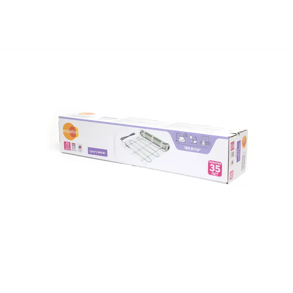 Equation: Нагревательный мат для тонкого теплого пола 1,5 м² 89345964 STLM-0943275 - Вид №4