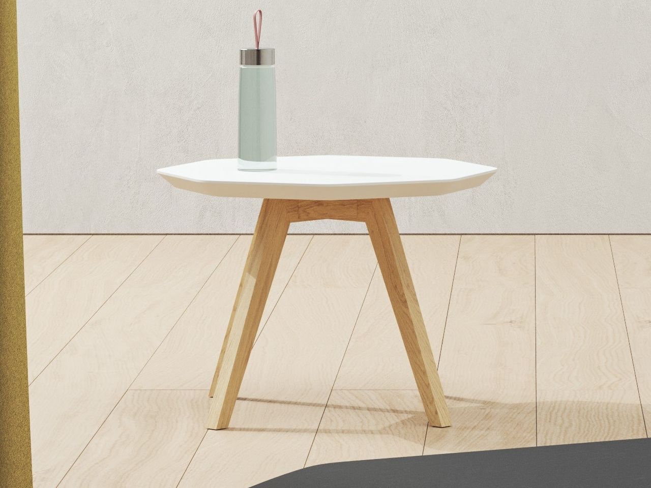 Восьмиугольный журнальный столик из МДФ для гостиной ALMA DESIGN X Table ARCH-00130107 - Вид №1