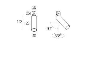 Регулируемый светодиодный прожектор