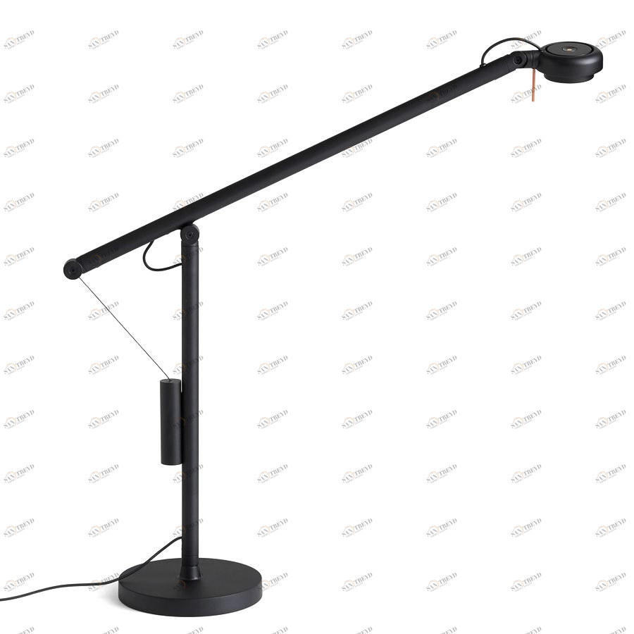 Лампа настольная Fifty-Fifty Mini, черная Hay 410217BLACK