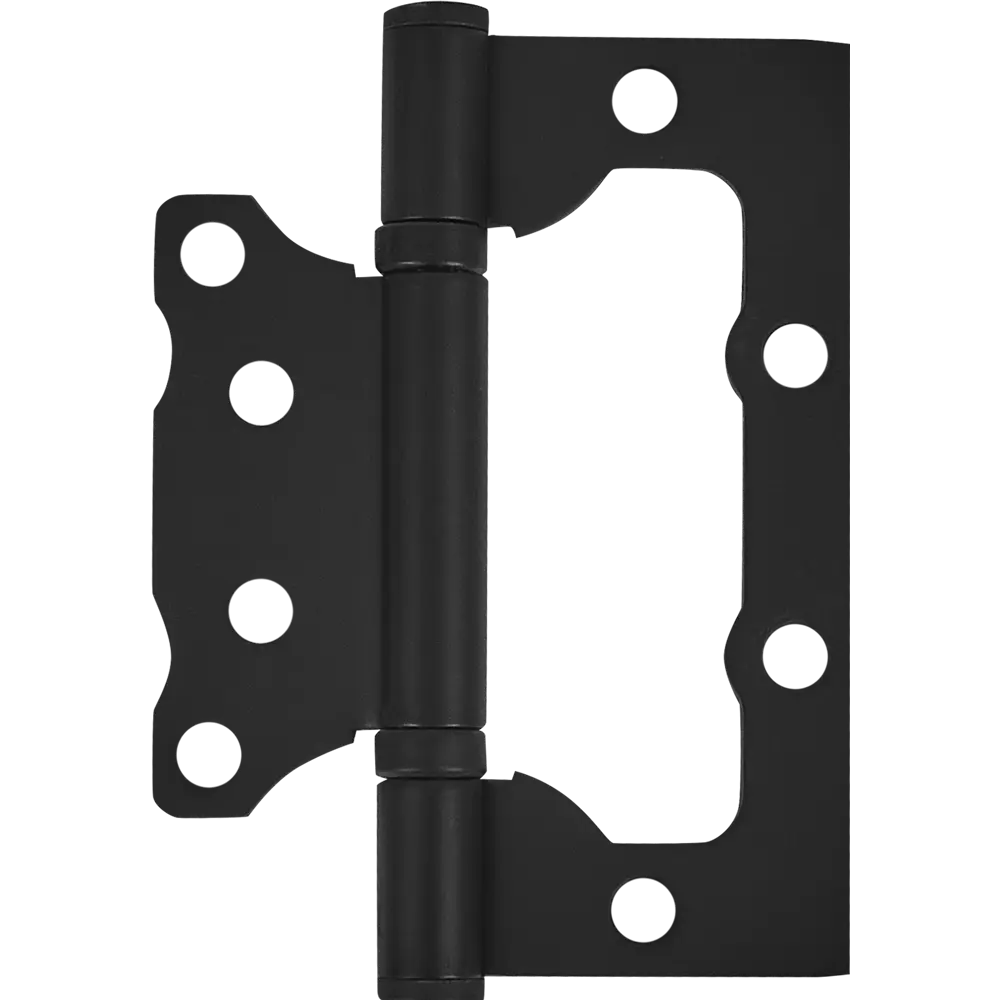 Петля дверная накладная 100x75x2.5 мм сталь цвет черный ADDEN BAU STLM-2162540