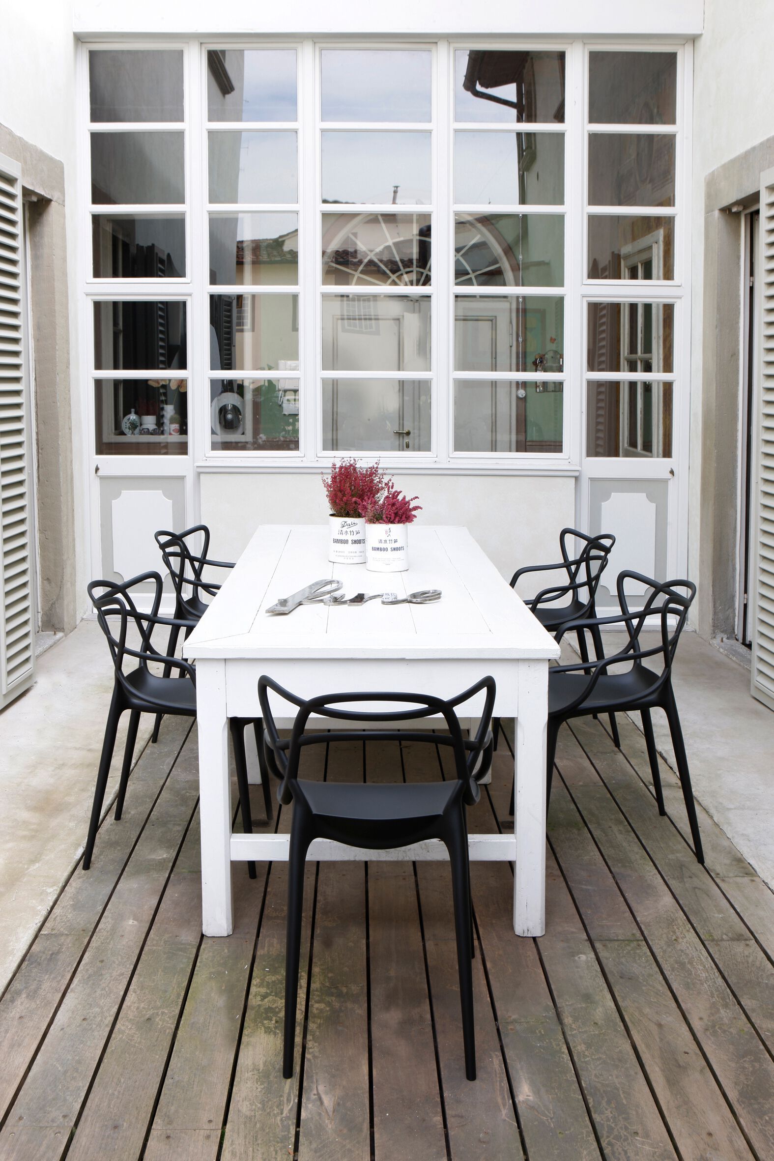 Штабелируемый стул из инженерного пластика с подлокотниками Kartell Masters ARCH-00054309 - Вид №7