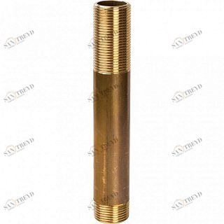 Сгон НН 3/4" 200 мм латунь STOUT SFT0032034200