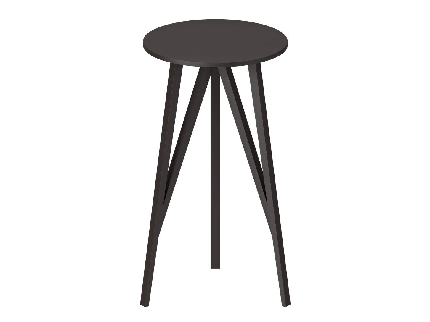 Высокий круглый деревянный стол LOEHR Faber ARCH-00043551 - Вид №8