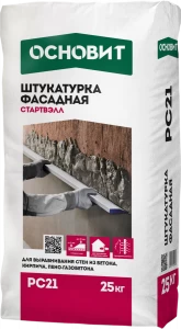 Штукатурка фасадная Основит Стартвелл РС21 25кг