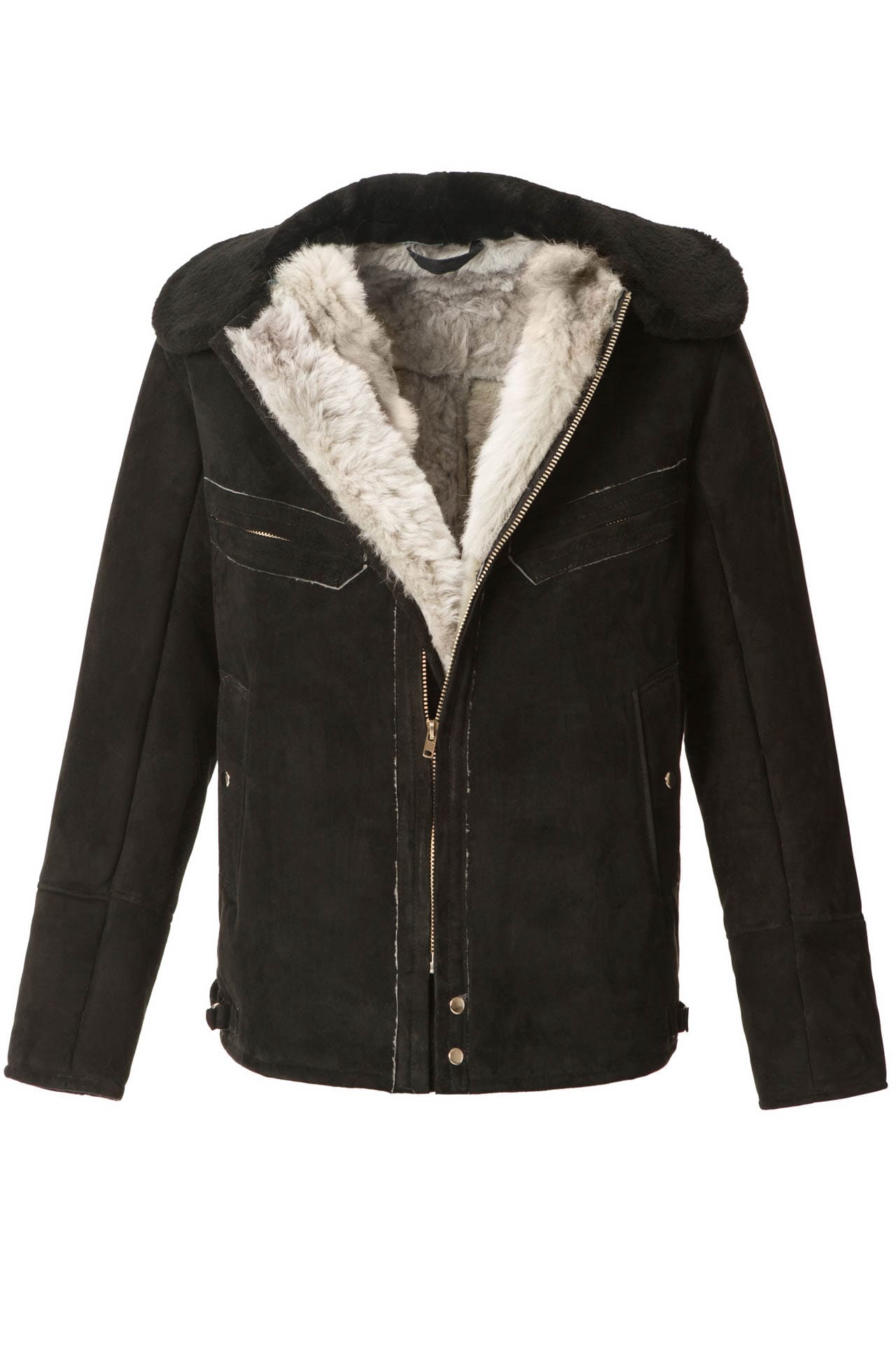 5029146 Куртка нагольная "Пилот" черная  Зимняя спецодежда  размер 58/188  - Вид №2