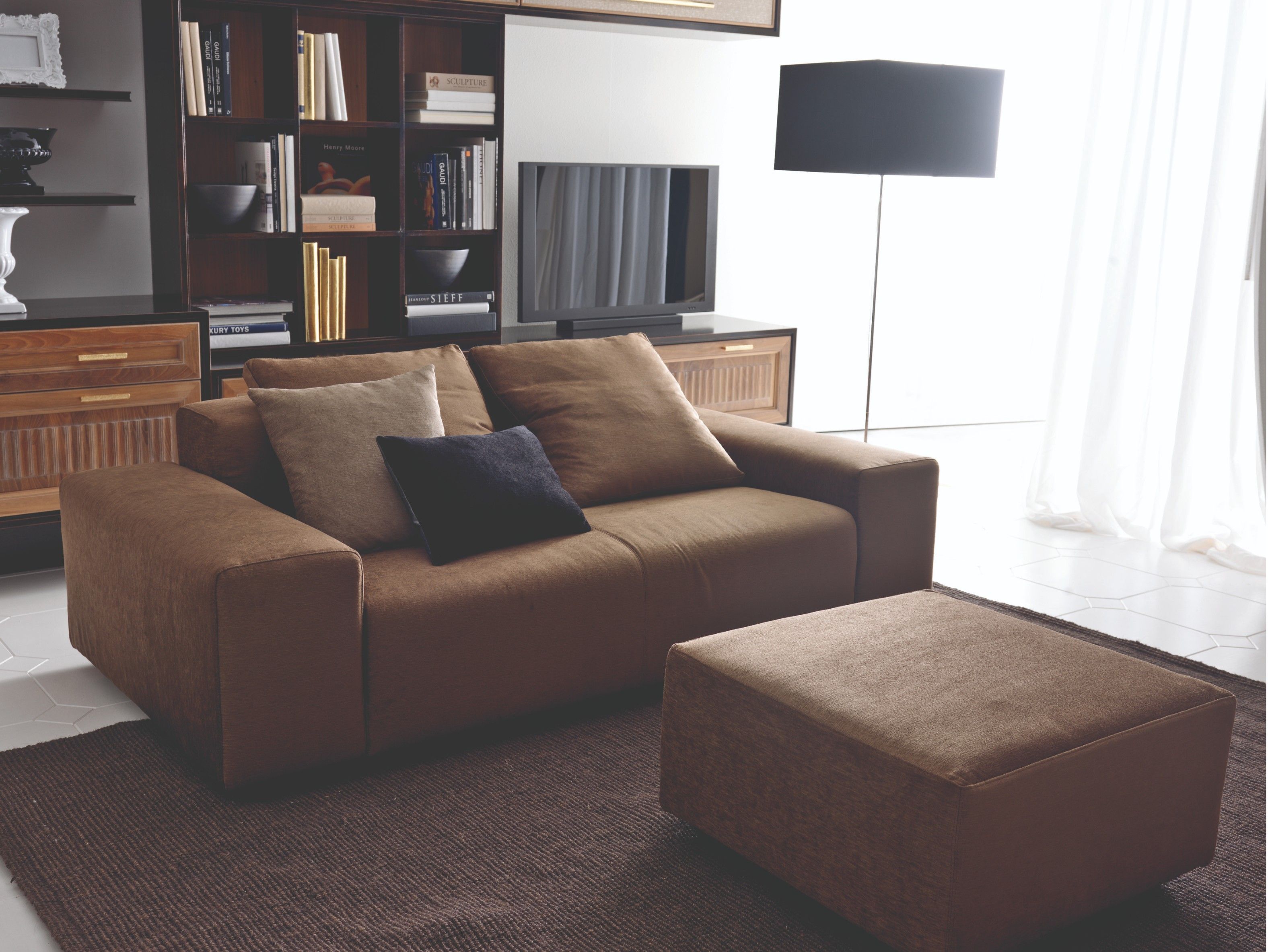 2-местный кожаный диван Martini Interiors Convivio Contemporary ARCH-00135083