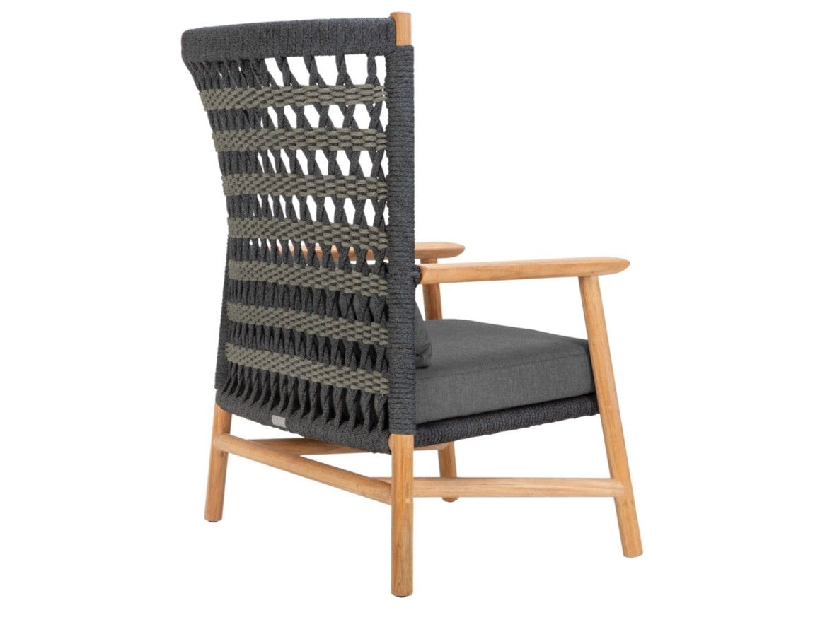 Кресло из морской веревки с высокой спинкой JANUS et Cie Anatra ARCH-00129299 - Вид №4