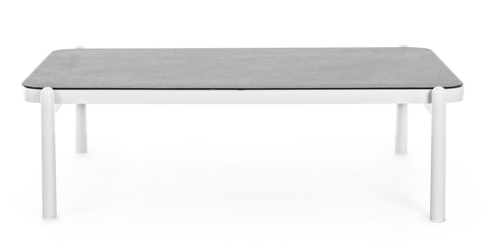 Алюминиевый и стеклянный прямоугольный низкий садовый столик BIZZOTTO Florencia ARCH-00039302 - Вид №24