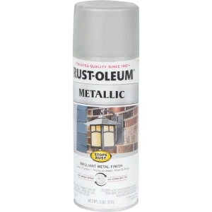 Краска аэрозольная по ржавчине матовая цвет никель 340 г