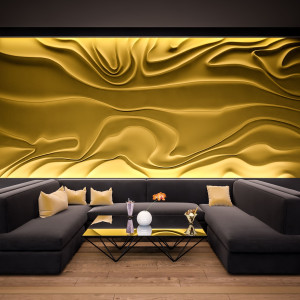 Трехмерная декоративная гипсовая панель