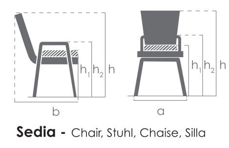 Алюминиевый складной стул с подлокотниками BIZZOTTO Konnor ARCH-00039955 - Вид №20
