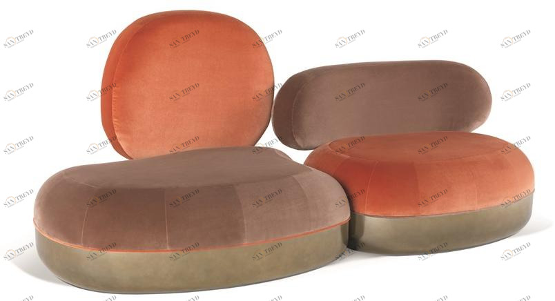 JCP UNIVERSE 2-х местный бархатный диван Belmer sun-id-1491866