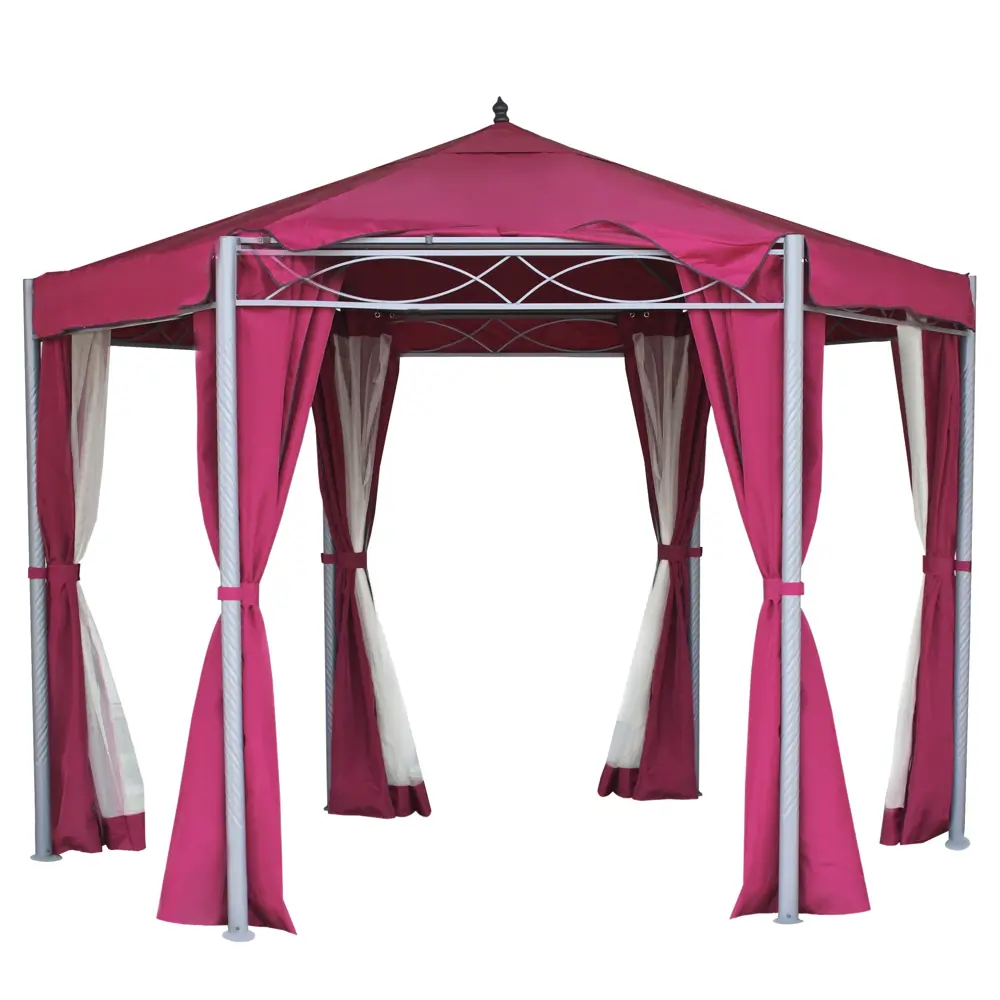 Шатер NATERIAL Арени - шестиугольный садовый павильон с москитной сеткой 18018276 STLM-1577426