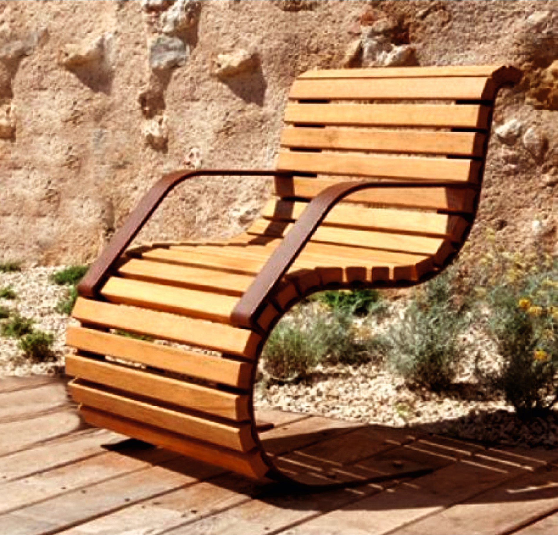 14163 АЛЬФА Soft, шезлонг уличный LAB.Space  - Вид №2