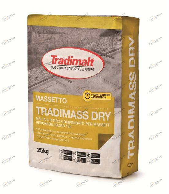 TRADIMALT Сертифицированный быстросохнущий раствор для стяжки sun-id-1399598