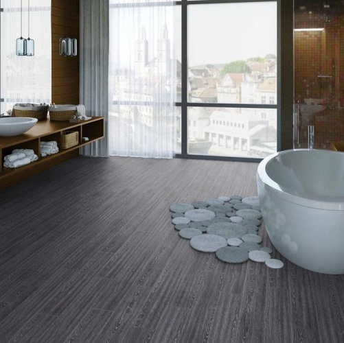 Виниловый ламинат Tarkett Lounge Costes Дуб с брашью (Текстурированная) 914,4х152,4/101,6 мм 1000901223 - Вид №9