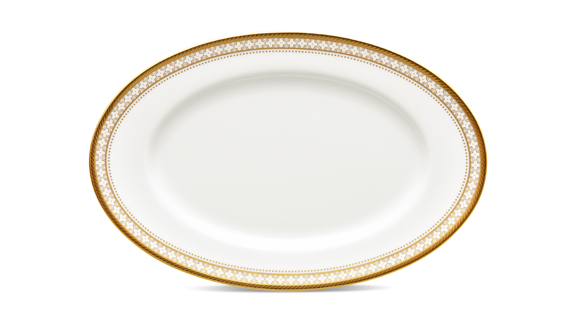 10668450 Noritake Сервиз столовый Noritake "Трефолио,золотой кант" на 6 персон 23 предмета Фарфор костяной  - Вид №8