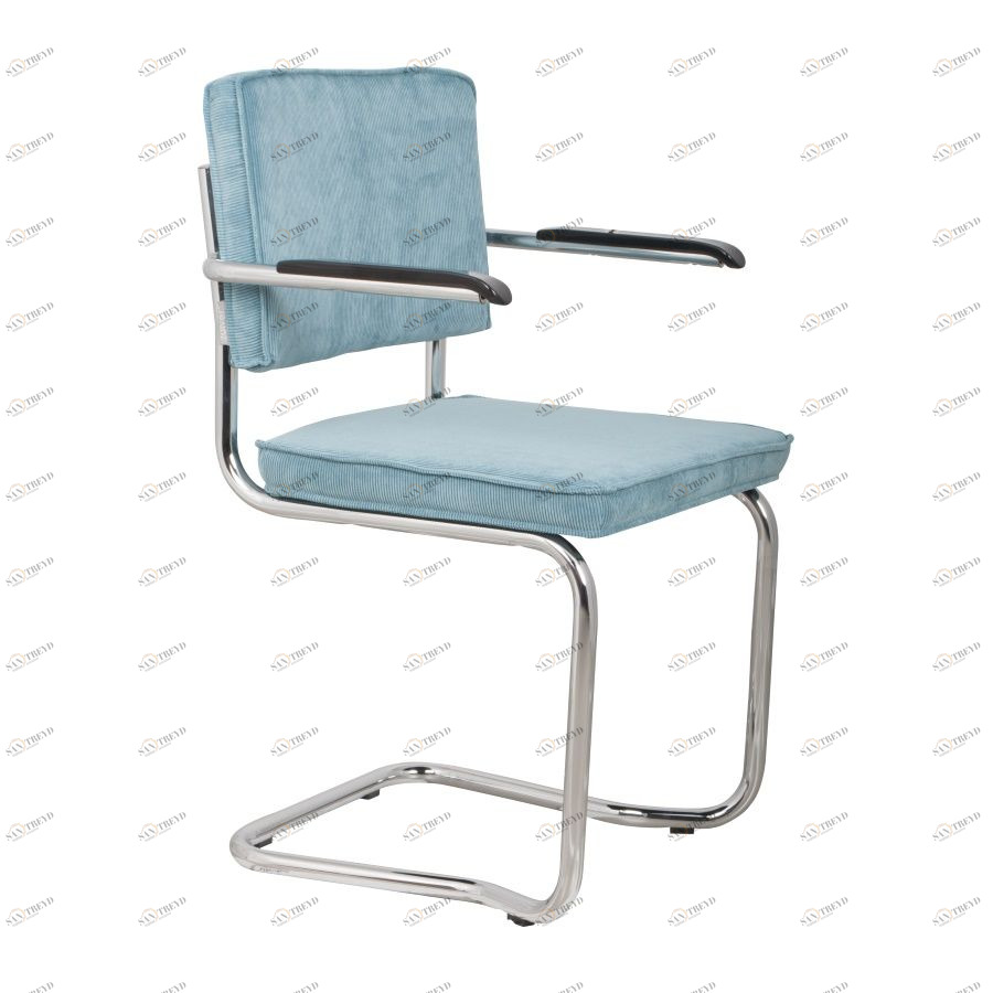 Кресло Ridge Kink Rib синее Zuiver 1200050