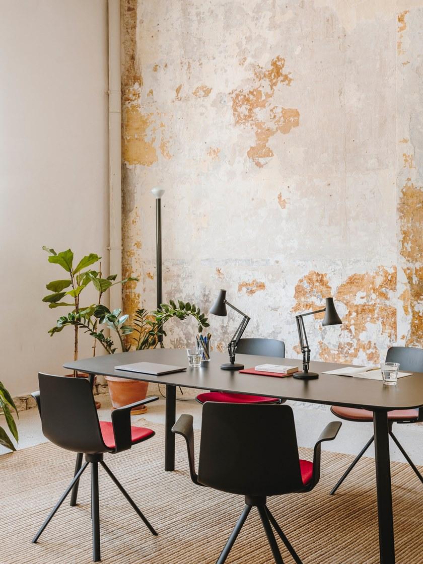 ENEA Вращающееся кресло из ткани с подлокотниками Lottus sun-id-1465274 - Вид №2