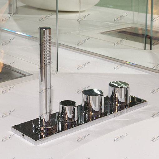 Смеситель набортный для ванны BK702 Antonio Lupi BIKAPPA без излива Antoniolupi