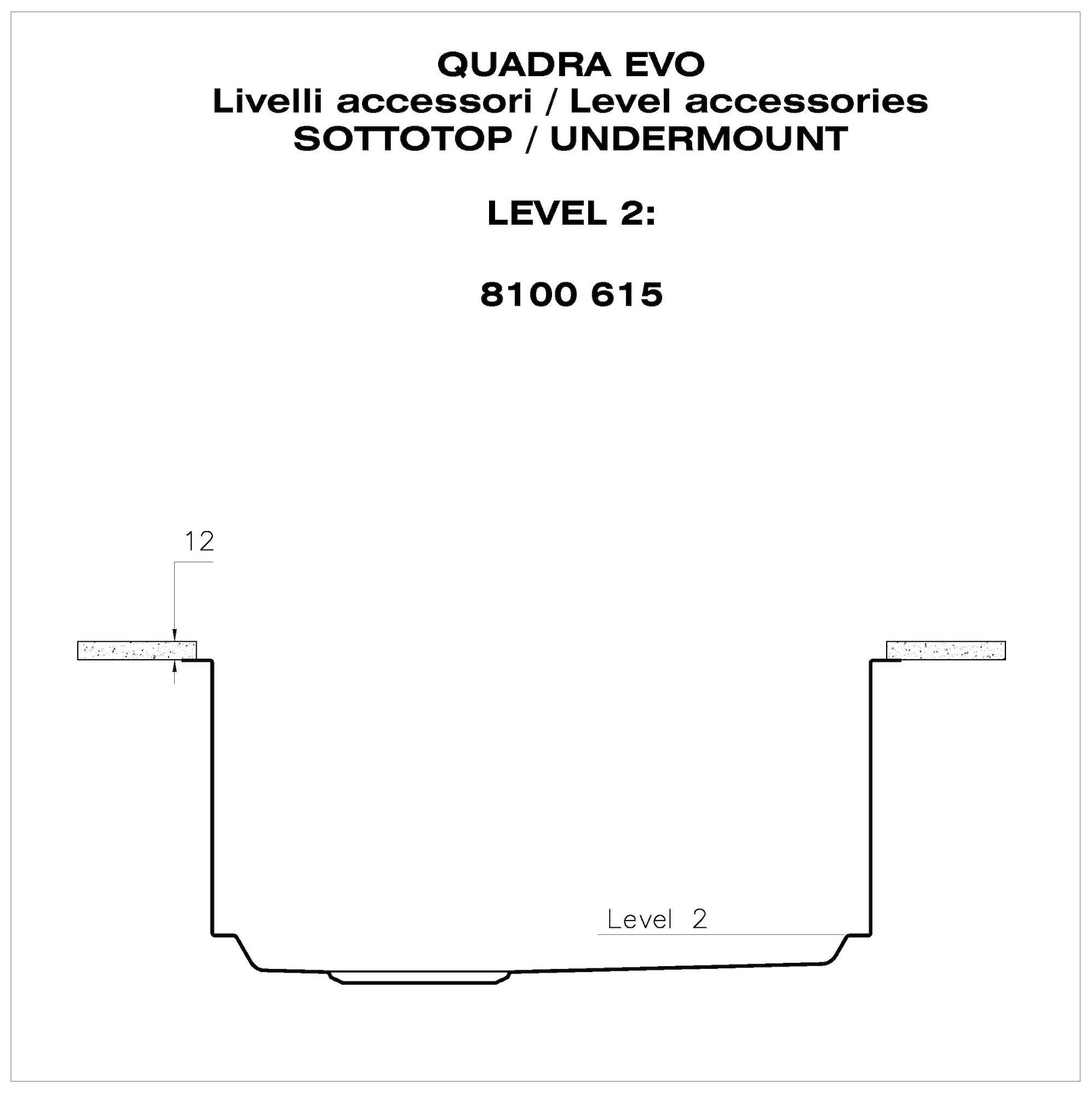 Раковина из нержавеющей стали с одной чашей Foster Quadra Evo ARCH-00082219 - Вид №8