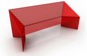 GARDA DESIGN Скамейка из перфорированного листового металла