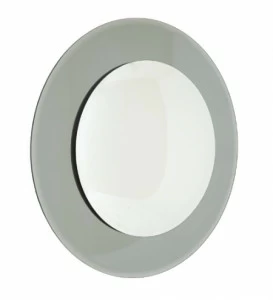 Зеркало круглое большое серое Luna PUSHA ДИЗАЙНЕРСКИЕ 062625 Серый