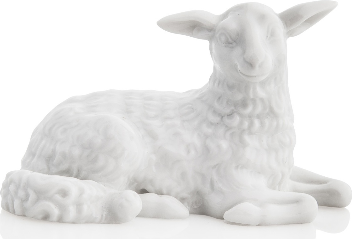 10532006 Meissen Фигурка 4см "Юный овен" (П.Рейнике, 1747г.) Фарфор 