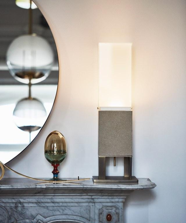 OAK Светодиодная настольная лампа из кожи Milano collection Sc5006 - Вид №3