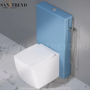 C304141 Компакт унитаз с бачком Синий A. e T. Italia WALL Италия
