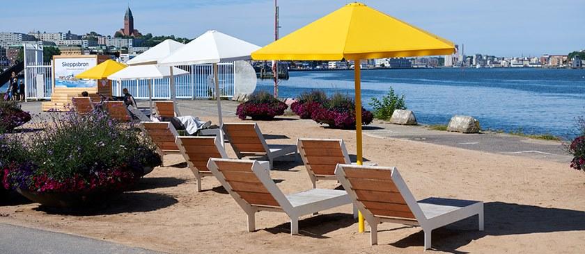 Nola Industrier Садовая кушетка из стали и дерева Low/high U11-58 - Вид №12