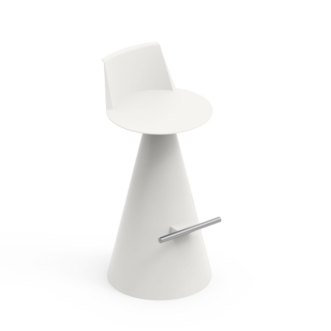 Высокий садовый стул из полиэтилена с подставкой для ног Lyxo Design LIRA ARCH-00142498 - Вид №2