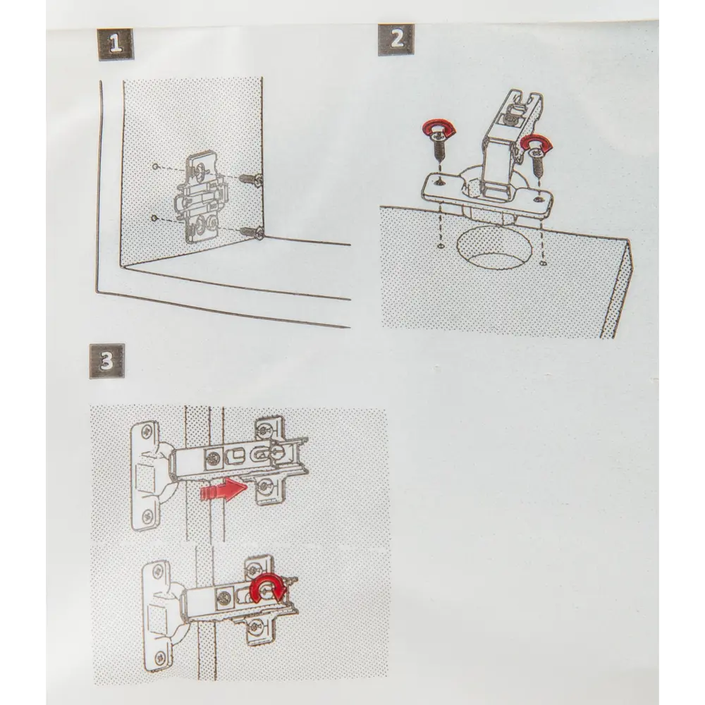 Мебельная петля SAMET Star для шкафов и тумб 85441511 STLM-0062796 - Вид №5