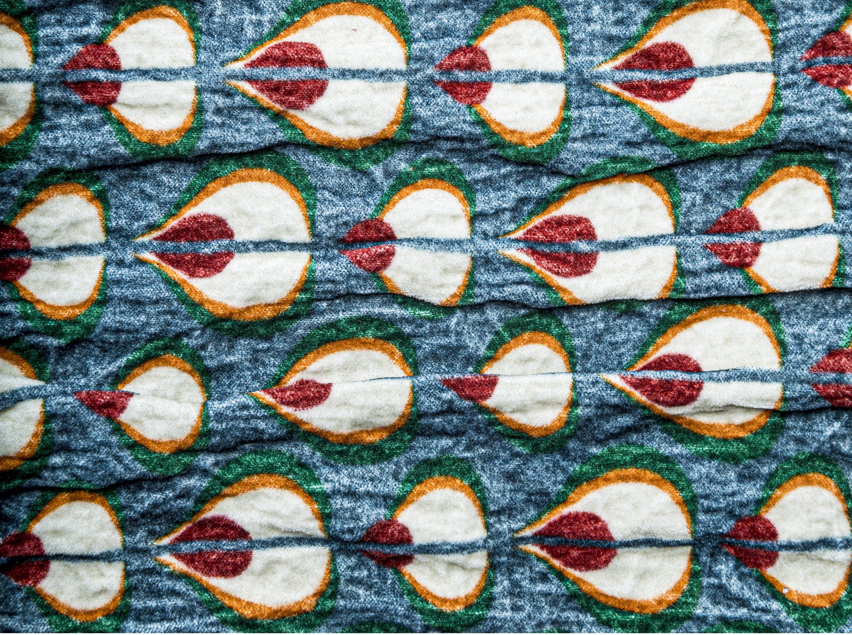 Хлопчатобумажная ткань с графическим рисунком The House of Lyria CARMENTE ARCH-00063331 - Вид №10