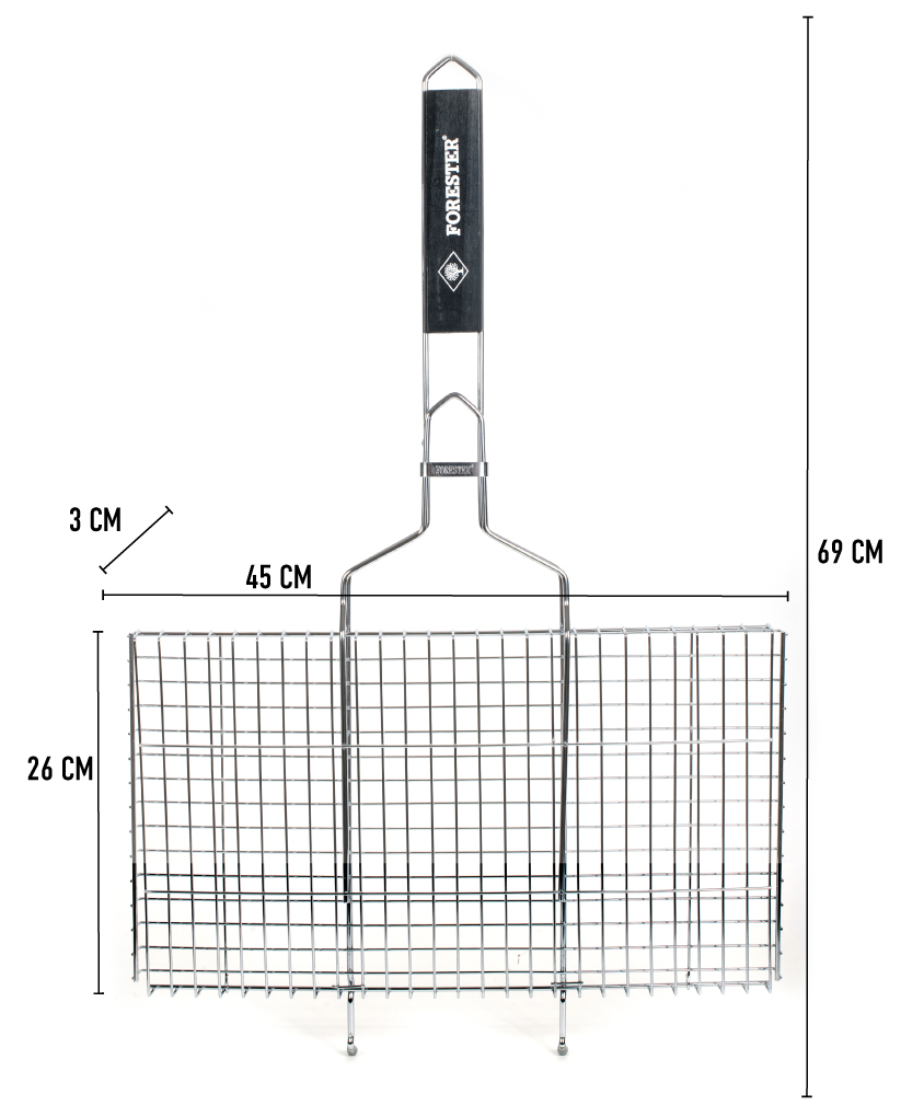 82641623 Решетка-гриль Forester 26х45 см STLM-0032744 Santreyd  - Вид №2
