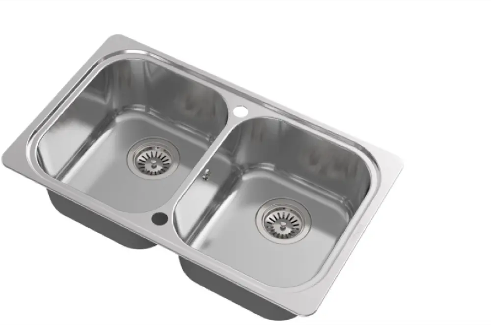 90589109 Врезная мойка Oulin Ol-s8905 78x47x20 см нержавеющая сталь цвет сатин STLM-0297316
